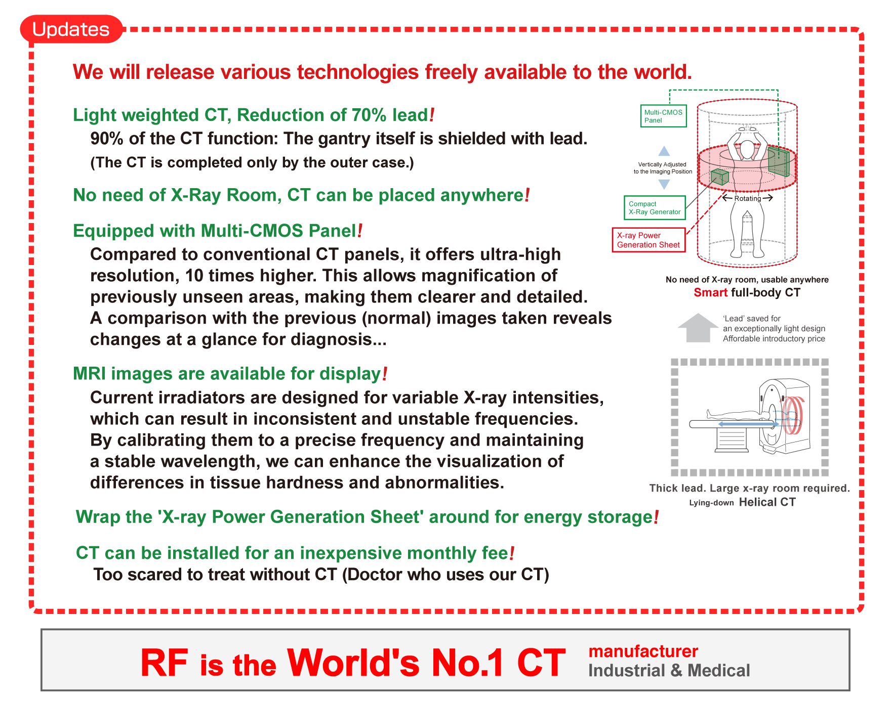 Unmatched Performance - Far Beyond Any “Helical CT Scanner”