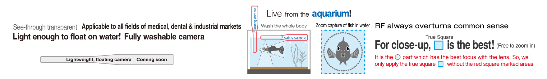 Wireless, Transparent regaedless of the application “Ninja Camera”