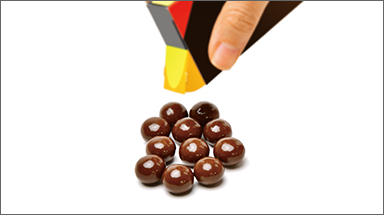 チョコ菓子：CT撮影画像